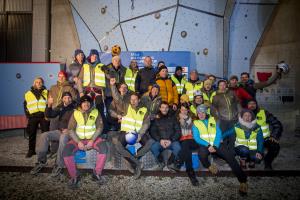 Ekipa zadovoljnih organizatorjev iz Planinskega društva Domžale in Komisije za gorske športe PZS (foto Urban Urbanc)